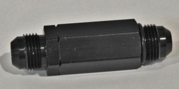 6010A Aluminum Enderle -8 AN  BLACK Check Valve- Enderle   BLACK